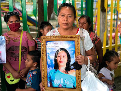 madre de fatima Martinez víctima de femicidio matagalpa