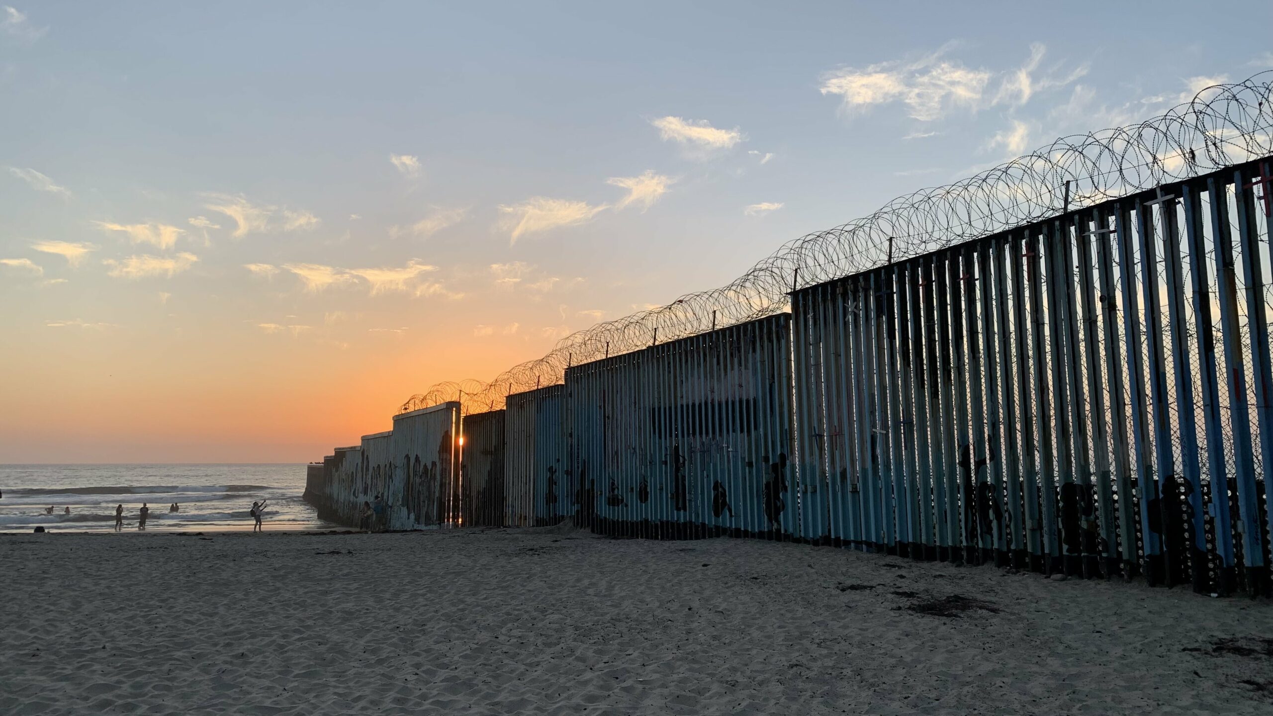 Muro fronterizo entre Mexico y Estados Unidos